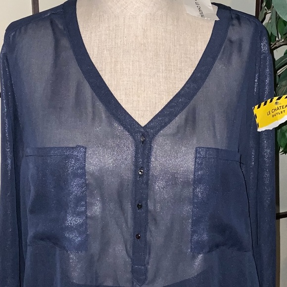 Le Château Sparkle Top Size M - Picture 2 of 5